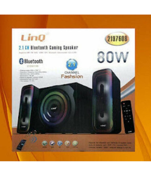 Sistema Altoparlanti Casse 2.1ch Bluetooth Gaming Speaker 80w Telecomando 2197608         