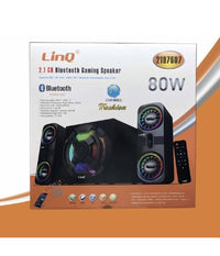Sistema Altoparlanti Speaker Casse Bluetooth Gaming 2.1ch Luce Led 80w 2197607         