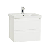 Sistema di Ezooza Set Bagno 2 Pezzi Mobile Large e Lavabo , Bianco ,