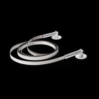 Sistema Lineare Tesi 20mm 05 Mt Acciaio Ideal-lux