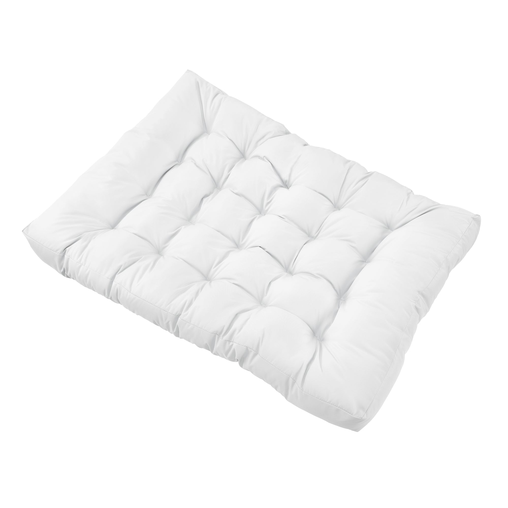 [en.casa] 1x Cuscino sedile per divano paletta euro  [bianco] cuscini per palette supporto In/Outdoor mobili imbottiti