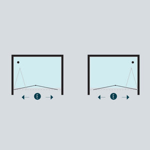 Porta doccia a soffietto book cristallo temprato profilo bianco bianco *** misure 66-70xh190 cm serigrafato, confezio...