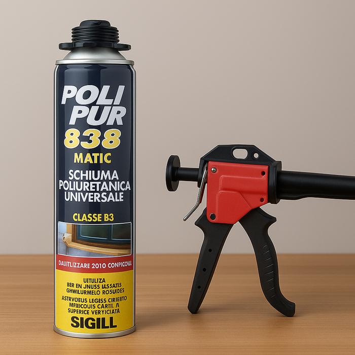 Schiuma poliuretanica per pistola polipur 888 isolamento 750 ml sigill