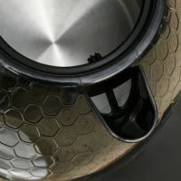 Set 2 in 1, Tostapane e Bollitore da 1,7 L 24,2cm x 19,5cm x 23,4cm Nero