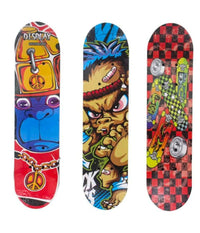 Skateboard Skate In Legno 60x15 Gioco Bambini Ragazzi Divertimento Vari Colori         