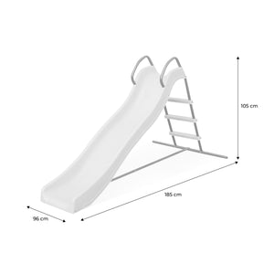 Scivolo a doppia onda, 185cm, verde