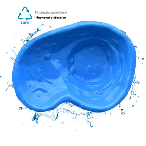 Laghetto da giardino caldonazzo azzurro litri 120 da 110x78xh28