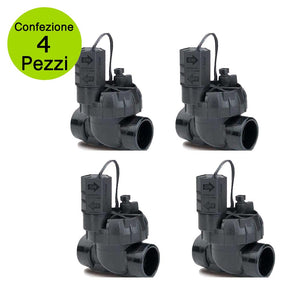 Multipack da 4 pezzi rain elettrovalvola per irrigazione