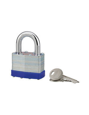 Lucchetto a lamelle, acciaio, da interno, arco in acciaio, 50mm 2 chiavi - THIRARD