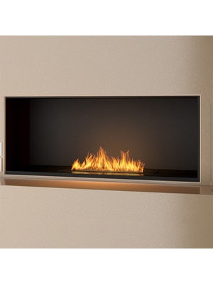 Bruciatore Inserto A Bioetanolo 60cm In Inox Nero Da Incasso Da 1,2 Lt