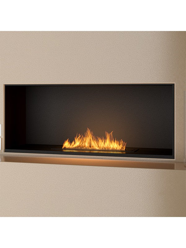 Bruciatore Inserto A Bioetanolo 60cm In Inox Nero Da Incasso Da 1,2 Lt