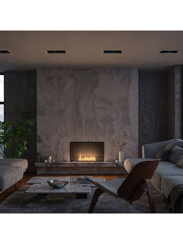 SLIM INSIDE BLACK - Camino A Bioetanolo Da Incasso Cm 80