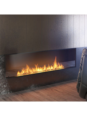 SLIM INSIDE BLACK - Camino A Bioetanolo Da Incasso Cm 200