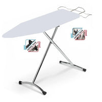 Relax asse da stiro completo con copertina grigio made in italy regolabile in altezza