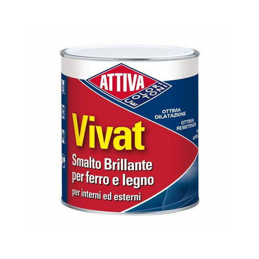 Smalto Sintetico 0,750 027 Rosso Vivo Vivat Attiva