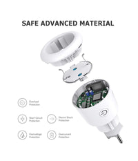 Smart Plug Presa Corrente Wifi Timer Elettrodomestici Domotica Per Ios E Android         