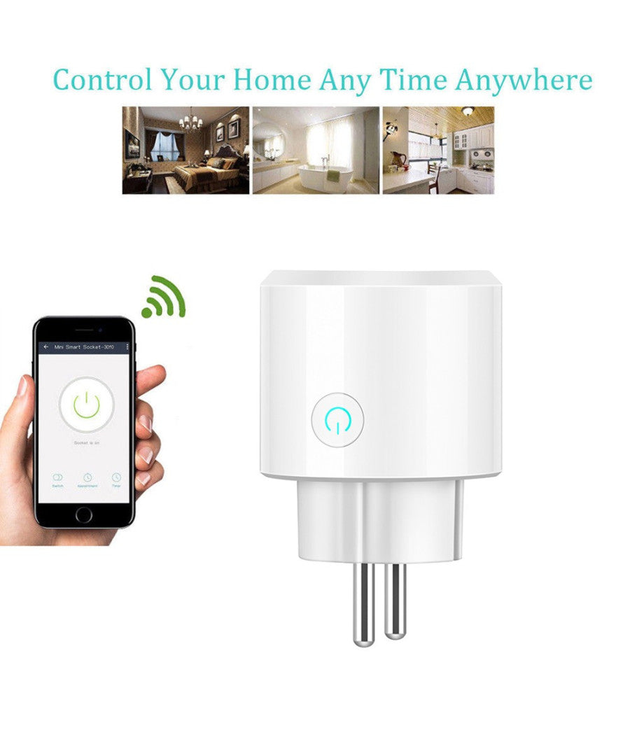 Smart Plug Presa Corrente Wifi Timer Elettrodomestici Domotica Per Ios E Android         