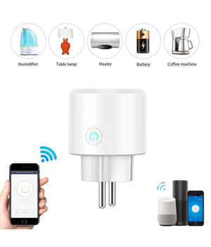 Smart Plug Presa Corrente Wifi Timer Elettrodomestici Domotica Per Ios E Android         