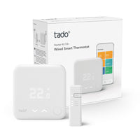 TADO¬∞ termostato kit di base V3+. Termostato Intelligente cablato. Compatibile con Alexa e Google Assistant. Bianco
