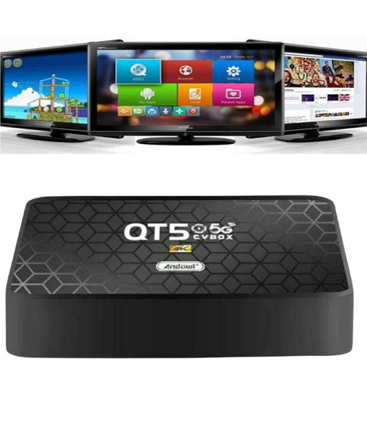 Smart Tv Box Qt5 Wifi Hdmi Supporta 5g Risoluzione 4k Connettività  Bluetooth Wifi         