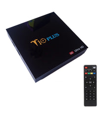 Smart Tv Box T10 Plus Android 9 4gb Ram 64gb 4k Tv Gpu 5 Core Quad Wifi         