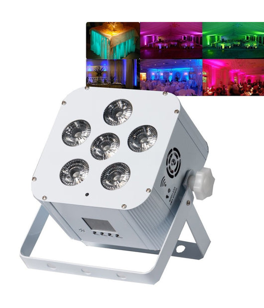 Smartbat Par Led Wireless A Batteria 6x18w Led Da 6 Colori 6in1 Rgbwa Uv         