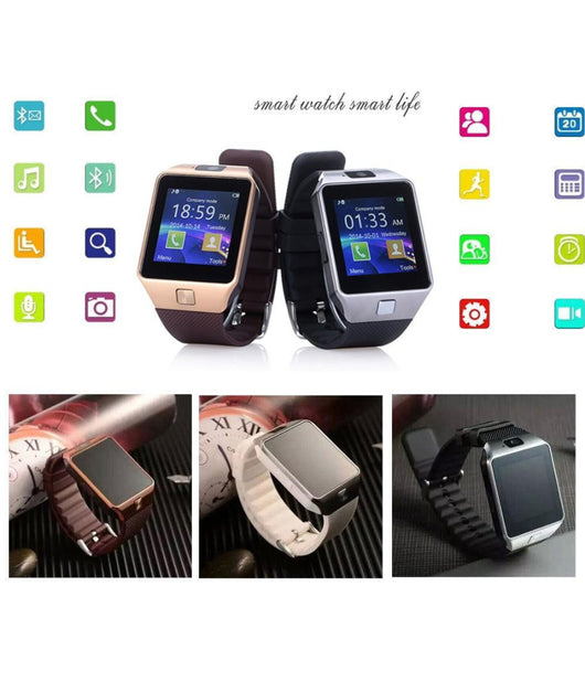 Smartwatch Dz09 Orologio Telefono Cellulare Bluetooth Sim Card Per Smartphone         