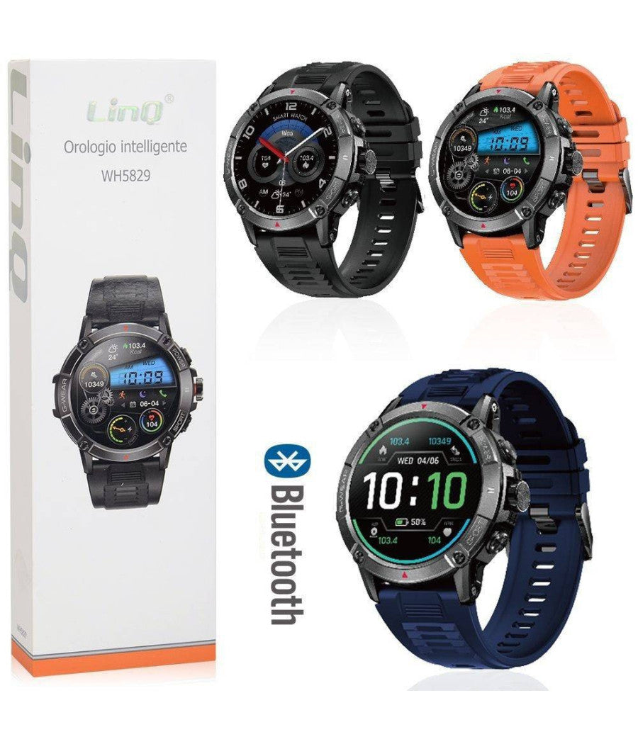 Smartwatch Orologio Intelligente Bluetooth Smart Watch Sportivo Uomo Wh5829         