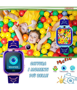 Smartwatch Per Bambini Orologio Digitale Touch Supporto Sim Giochi Idea Regalo         