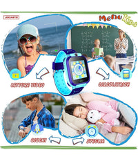 Smartwatch Per Bambini Orologio Digitale Touch Supporto Sim Giochi Idea Regalo         