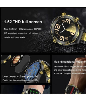 Smartwatch Z91 Pro Max Schermo Amoled Impermeabile Ip68 Bussola Ricarica Wireless         