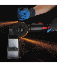 Trade Shop - Smerigliatrice Angolare 870w Flex Frullino 125mm Velocita Regolabile 6 Dischi -