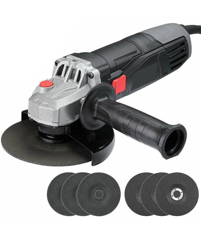 Smerigliatrice Angolare 750w Flex Frullino 125mm 6 Dischi E Manico Regolabile         