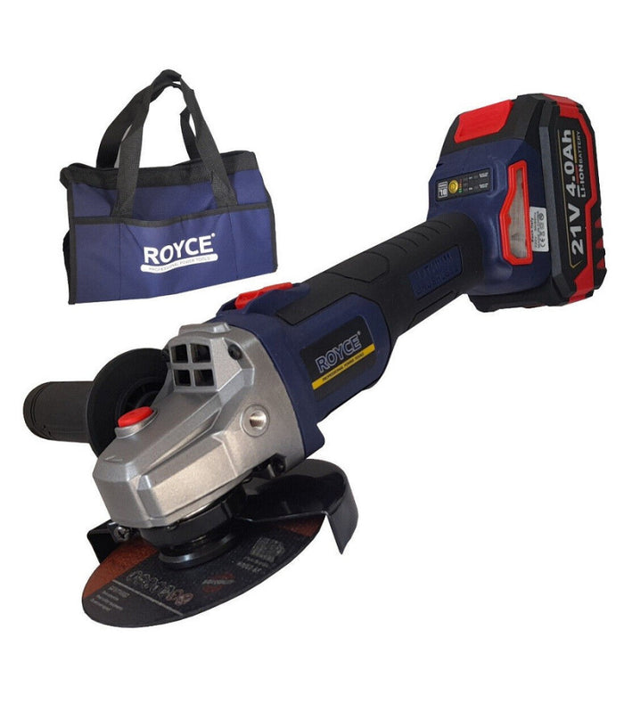 Smerigliatrice Angolare A Batteria Flex 100 / 115 Mm 21v 4.0ah 8500rpm 89855         