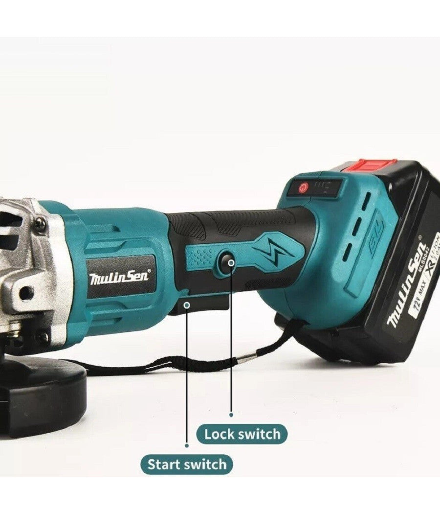 Smerigliatrice Angolare A Batteria Flex 100/125mm 72v 5ah 8500rpm Mls0030bl         