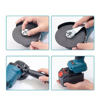 Trade Shop - Smerigliatrice Angolare A Batteria Flex Disco 125mm 88v 10.000 Giri/min 2 Batterie -