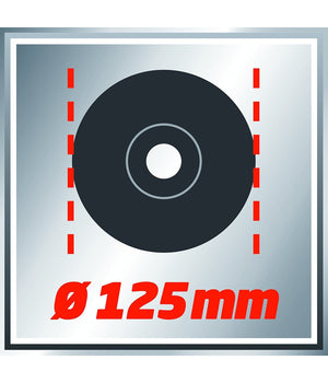 Smerigliatrice Angolare Einhell Tc-ag 125 850 Watt 125 Mm Diametro Dischi         