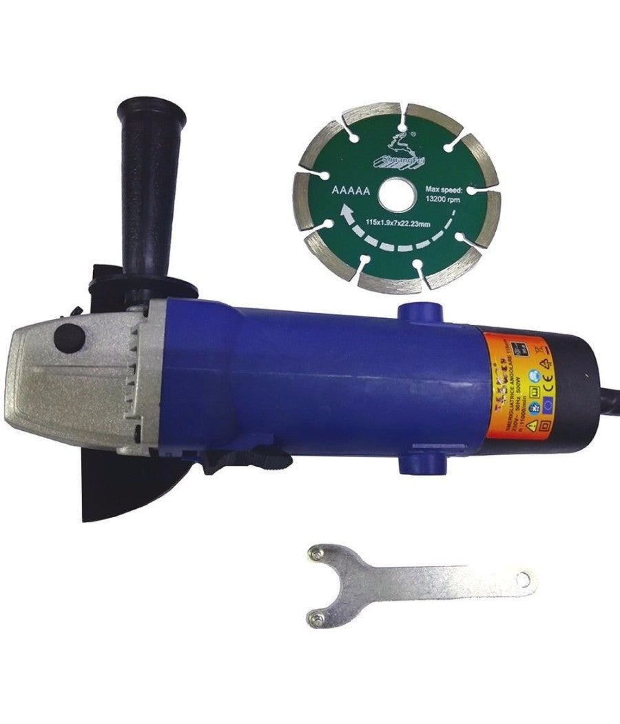 Smerigliatrice Angolare Flex 115mm 500w Tg115a-115 Disco Diamantato In Omaggio         