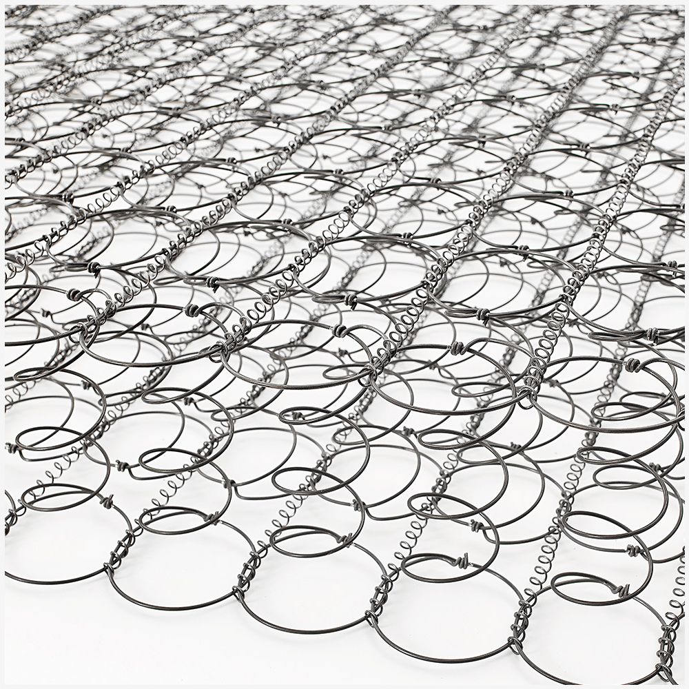 Materasso a Molle Una Piazza e Mezza 120x195, altezza 24 cm - Molle Bonnel, Box System, Traspirante | Smeraldo