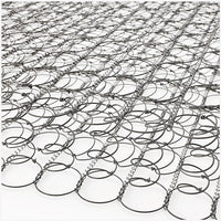 Materasso a Molle Matrimoniale 165x200, altezza 24 cm - Molle Bonnel, Box System, Traspirante | Smeraldo