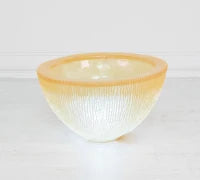 E-STYLO Lampada decorativa in vetro verde con illuminazione interna per ambienti accoglienti, 80cm X 80cm H. 45cm