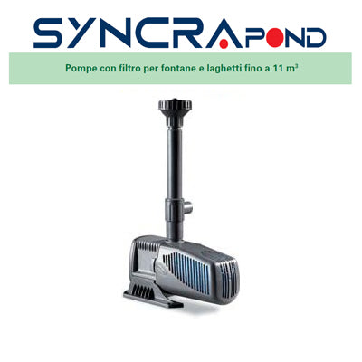 Pompa syncra pond 1.5 (1350 l/h da 330 a 400 lt)