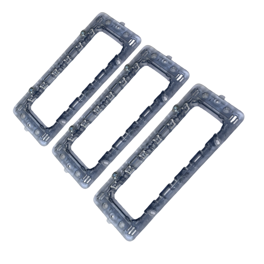 Kit supporto biesse per placche compatibile con bticino matix 6 posti *** numero pezzi 3, confezione 1