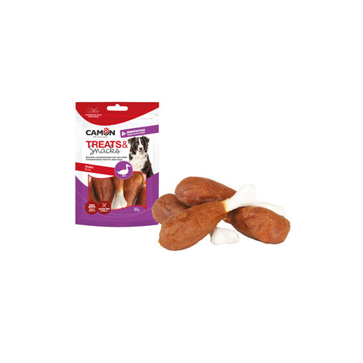 Snack Camon anatra 80g (14 pz) – Coscette masticabili, senza additivi, gluten free