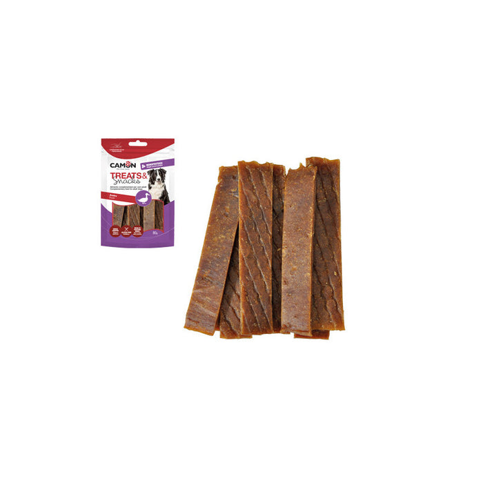 Snack Camon jerky cavallo per cani 80g – 14 pezzi – Proteina unica e gusto intenso