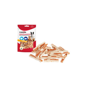 Snack Camon stick pollo e pesce 80g (12 pz) – Bastoncini masticabili, senza glutine e additivi