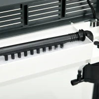 Acquario da 13L a Illuminazione LED con Fori di Ventilazione, in Vetro HD e ABS, 29x20x30.5 cm