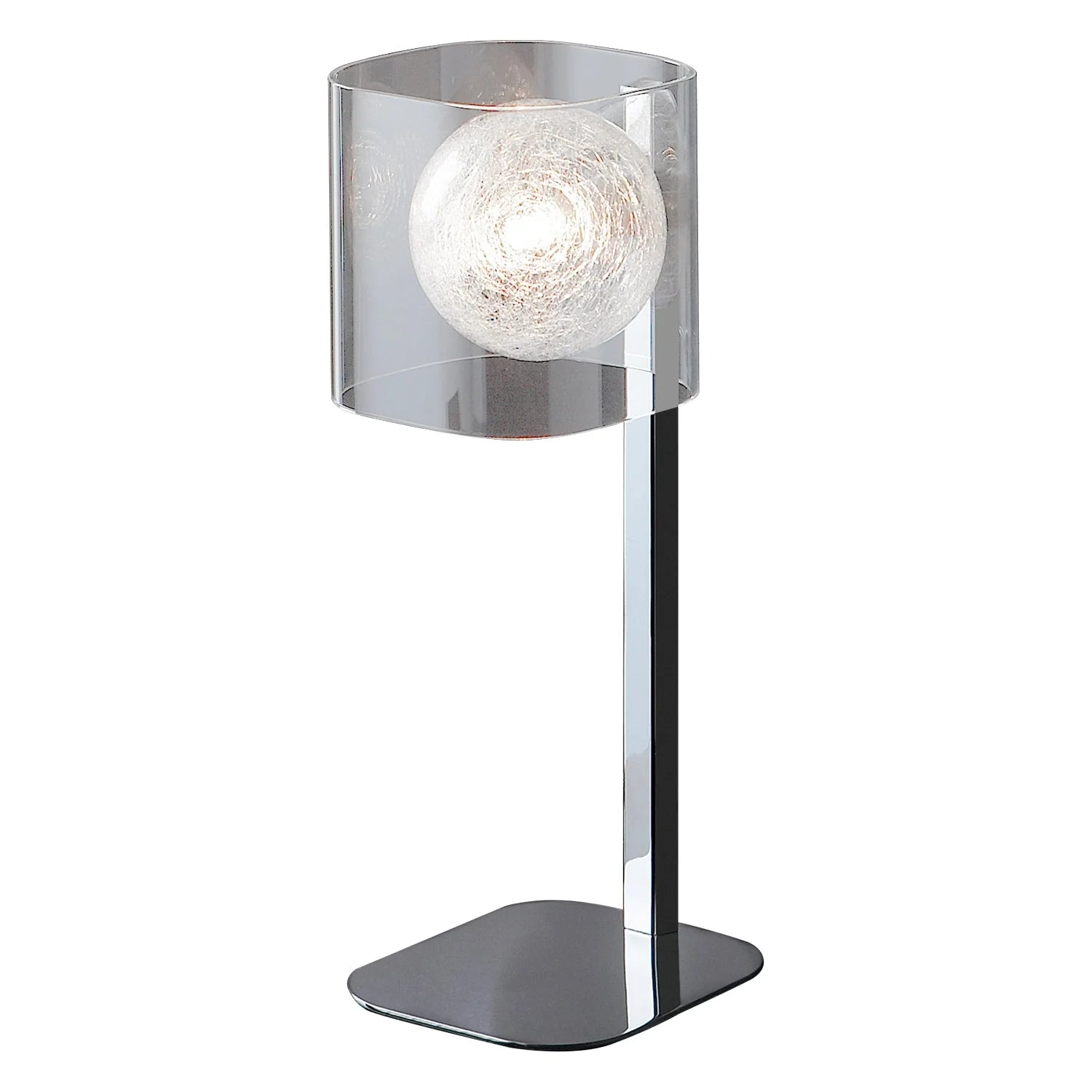 LÚZETE - SOBREMESA 1LUZ BARBARA CRISTAL