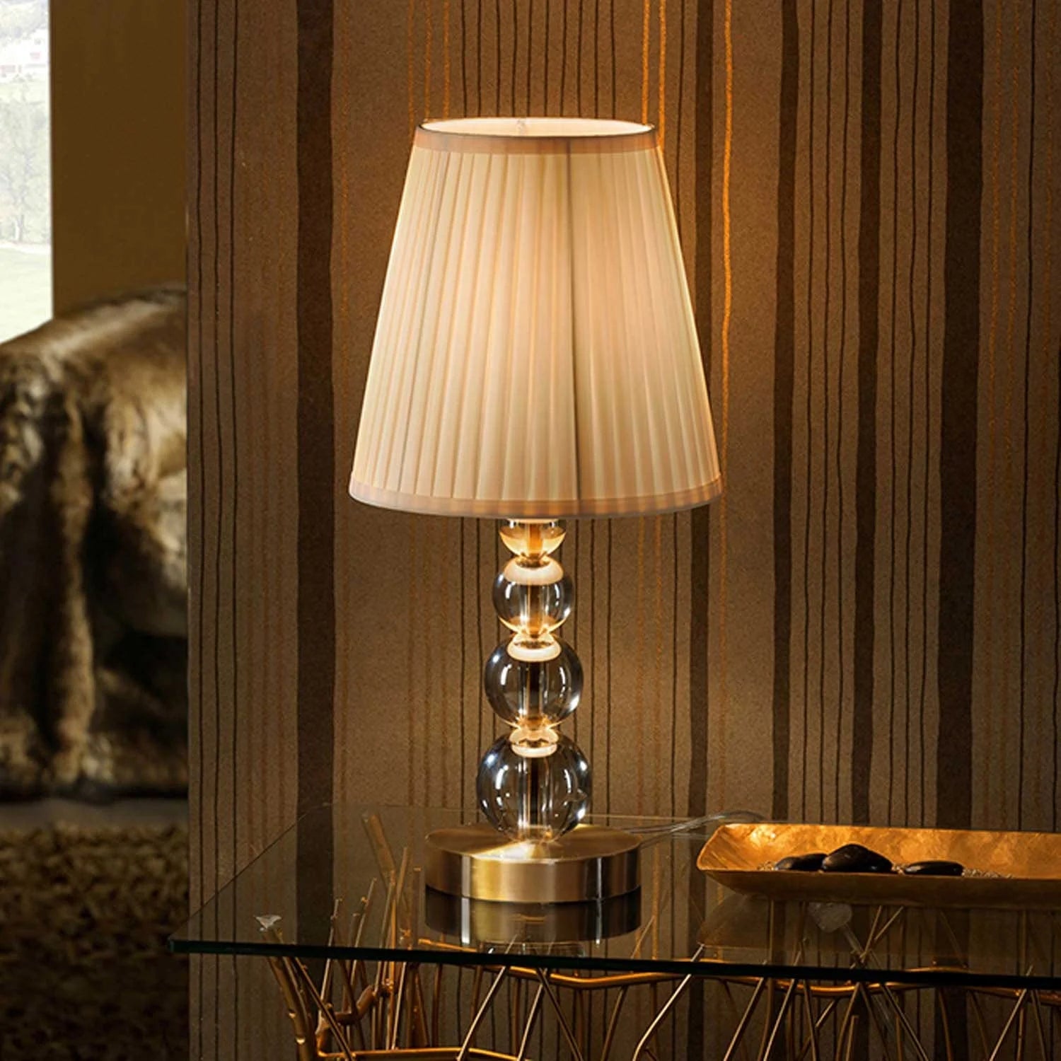 LÚZETE - SOBREMESA PEQUEÑA CHAMPAGNE