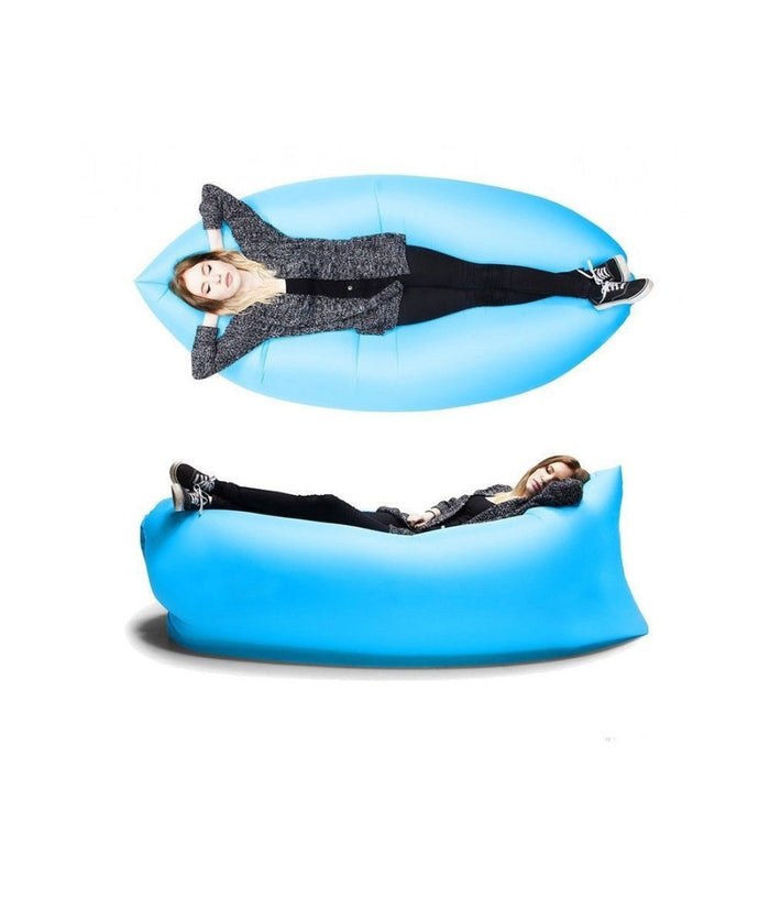 Sofa Sacco Gonfiabile Materassino Spiaggia Aria Relax Piscina Divano Amaca Pouf         